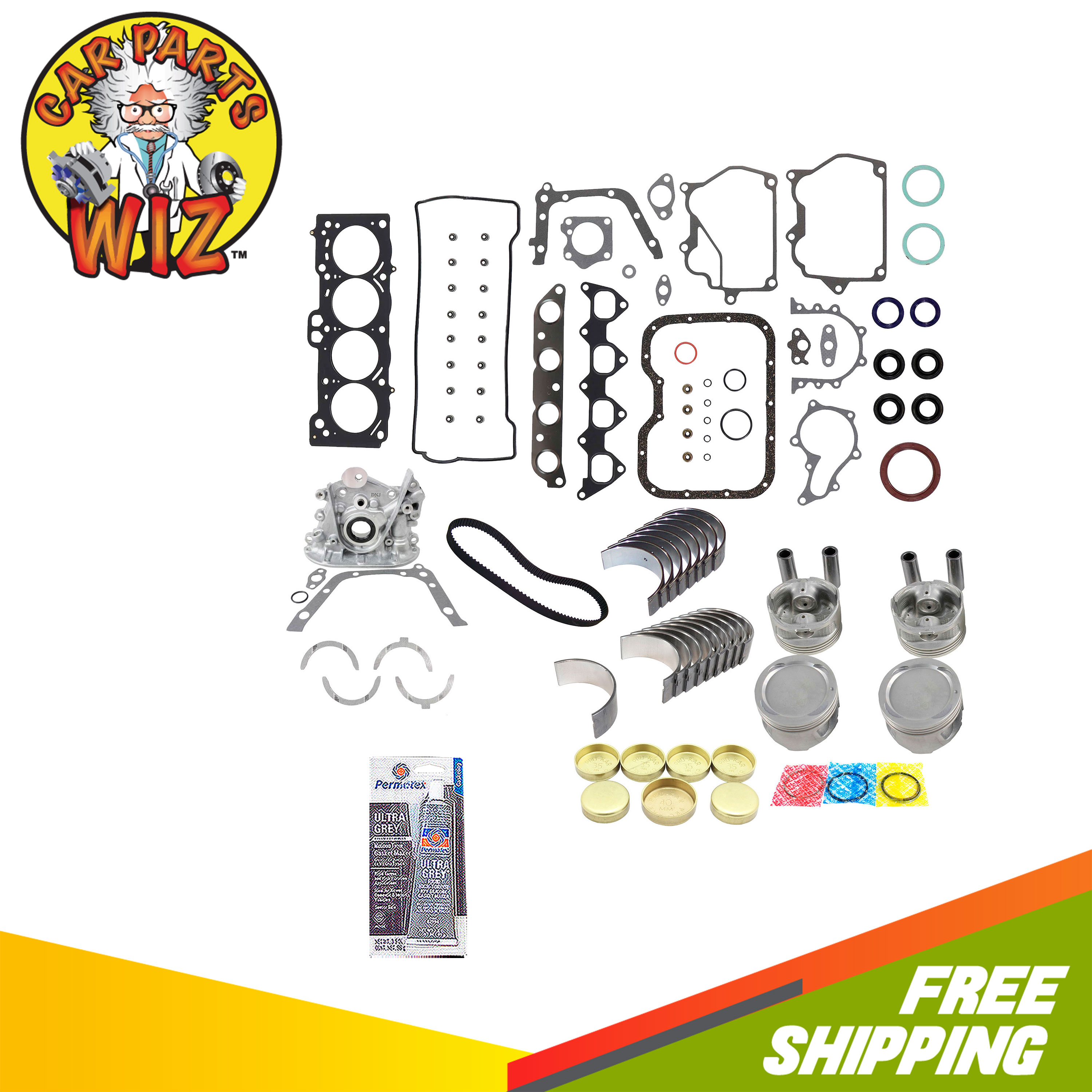 eko　1207 Side Cover Grommet Set | Z1 900, KZ1000 | 92071-064, 92071-056